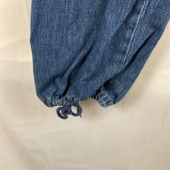 Levi's '94 Baggy Jeans 26 Blue Cargo Pockets Cinched Ankles - Picture 6 of 14